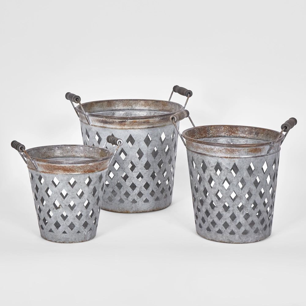 Lille Lattice Baskets Set3