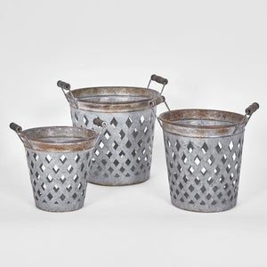 Lille Lattice Baskets Set3