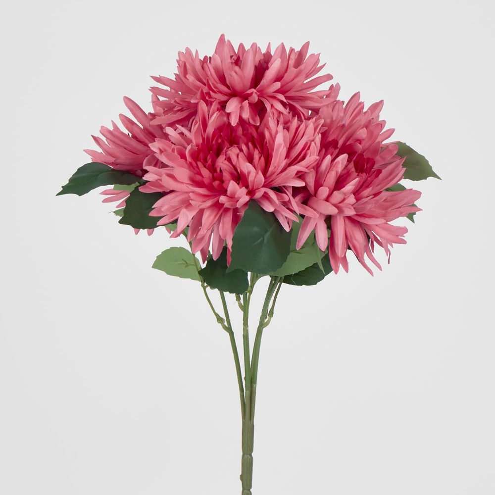 Light Pink Mum Bush X 5 46Cm