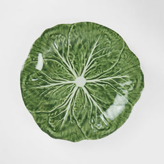 Luxe Cabbage Leaf Dinner Plate Box Of 6 Green