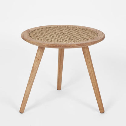 Cove Teak & Synthetic Side Table Natural -Outdoor