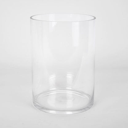 Cylinder Glass Vase 18X25Cm