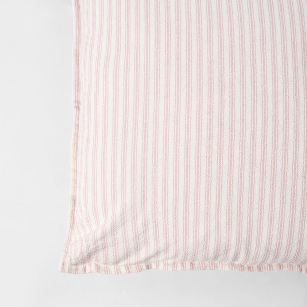 Ticking Cushion Pink 50X50