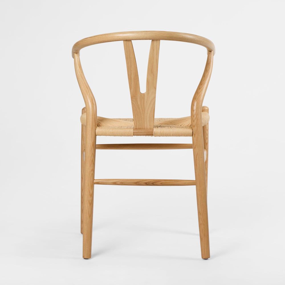 Atlas Dining Chair Ash Frame Natural Seat