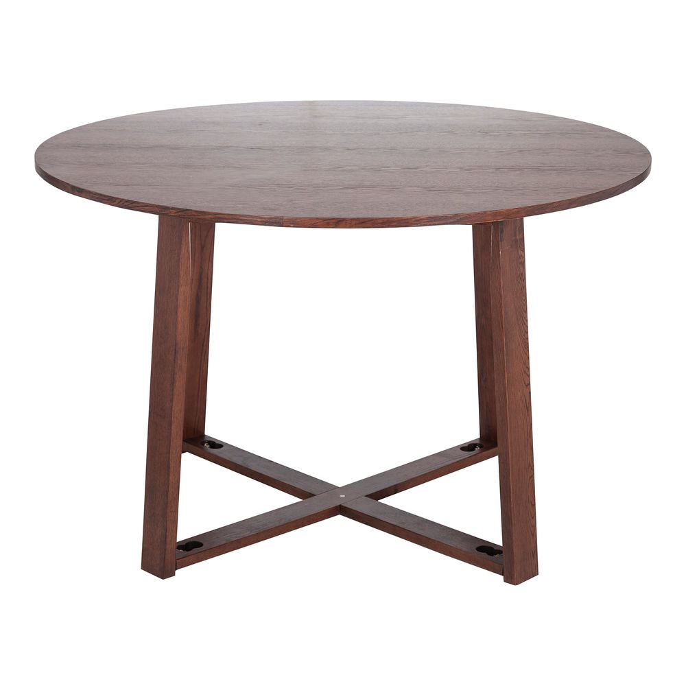 Olwen Oak Wood Round Dining Table