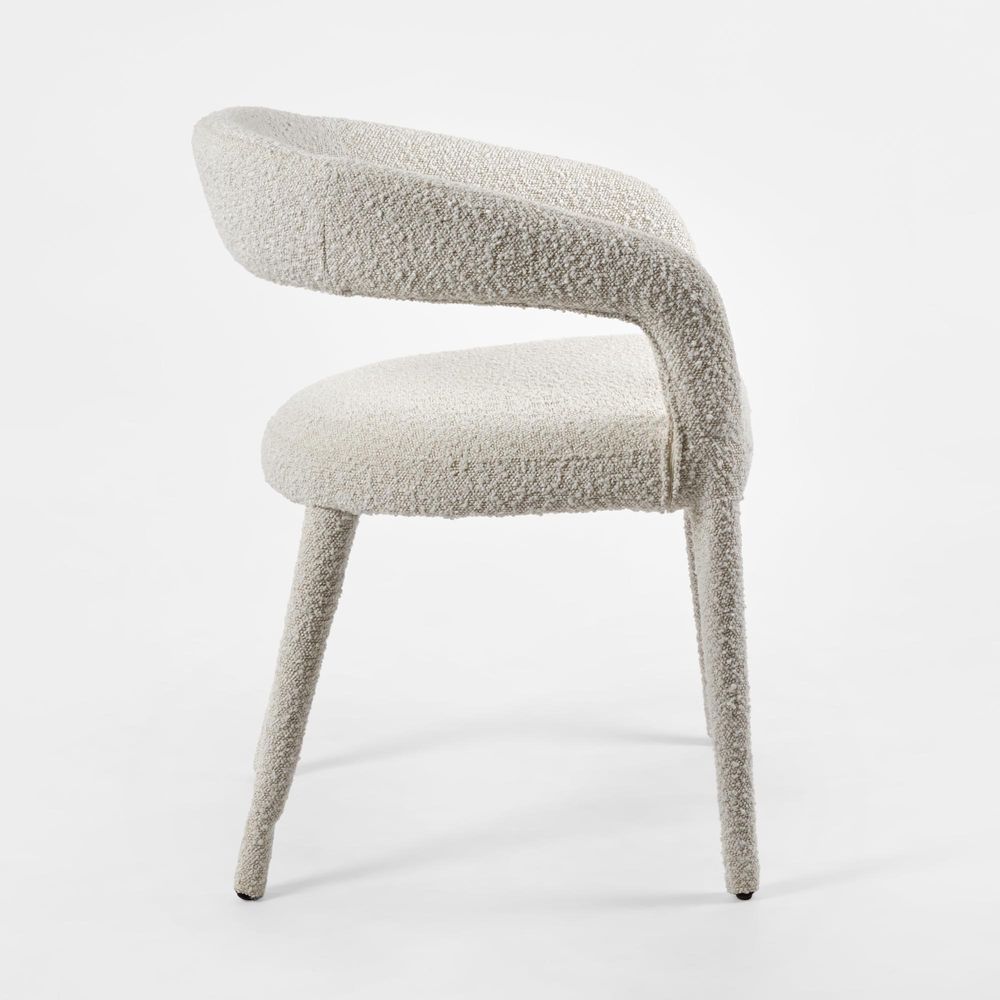 Nolan Dining Chair Boucle Fabric