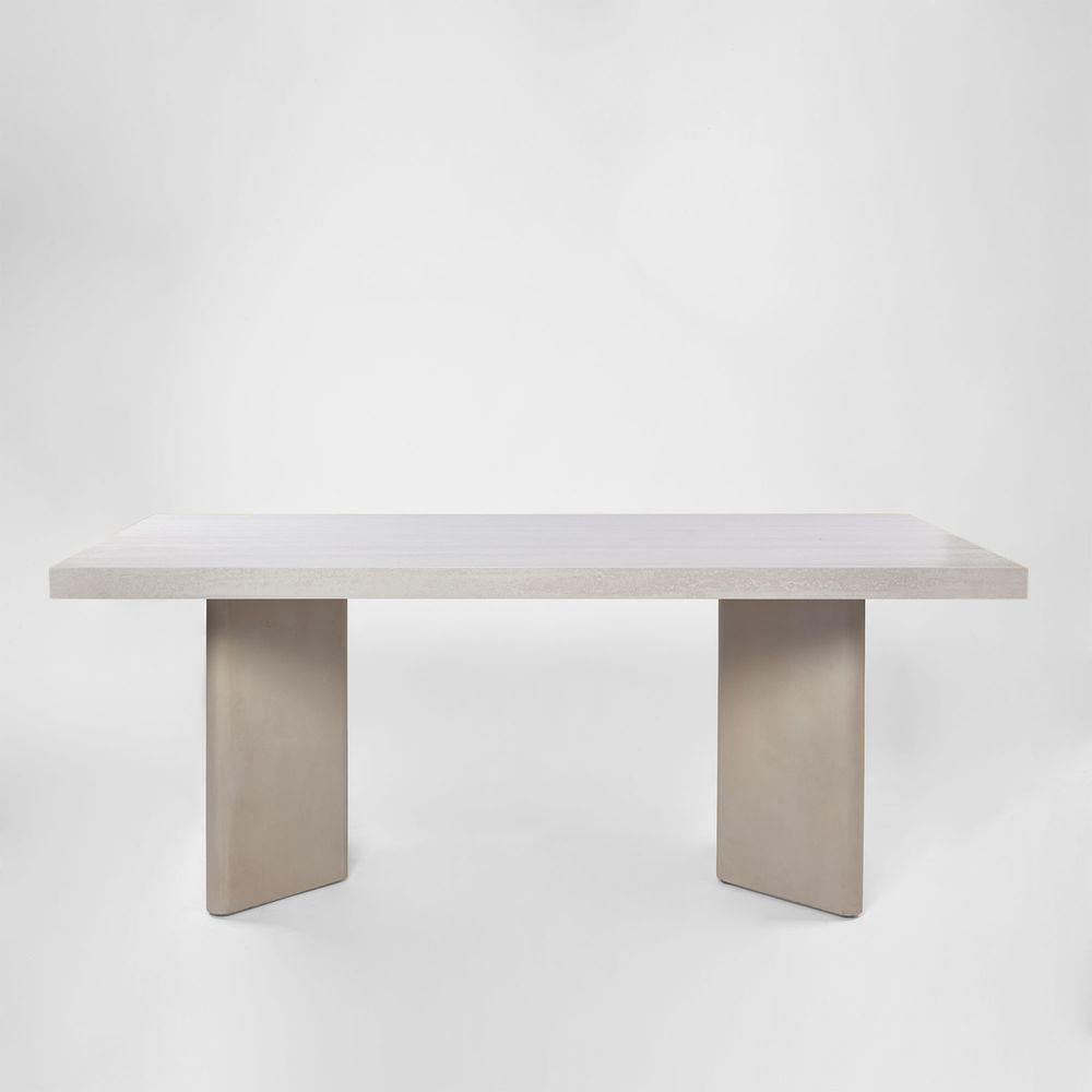 Symon Dining Table Sintered Stone Off White