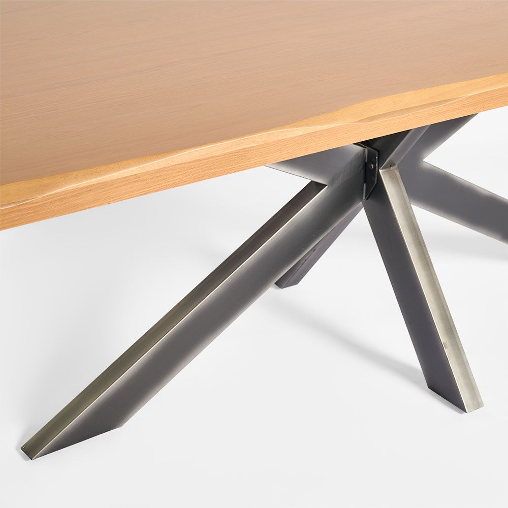 Wainscott Dining Table Brushed Ash 240Cm