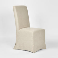 Ville Dining Chair Slip Cover Linen Natural