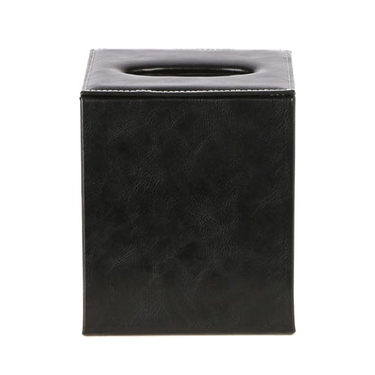 Genieve Square Tissue Box Black