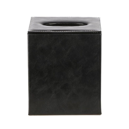 Genieve Square Tissue Box Black