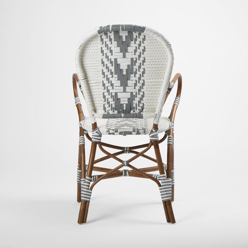 Tropez Rattan Chair Grey -Outdoor Undercover
