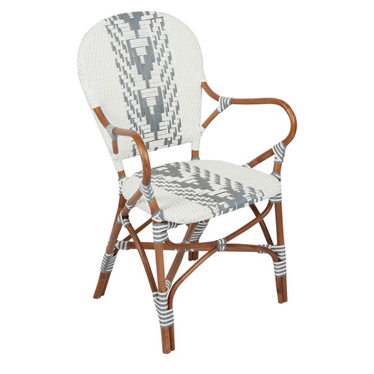 Tropez Rattan Chair Grey -Outdoor Undercover