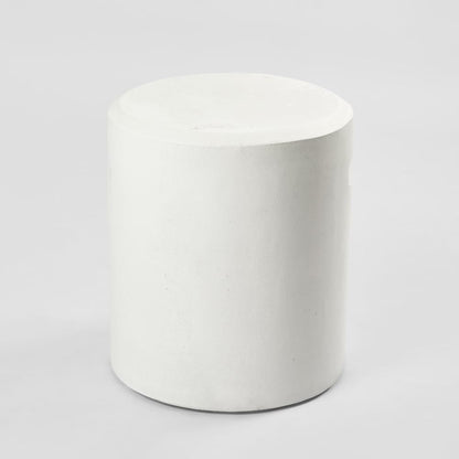 Vargo Drum Stool White