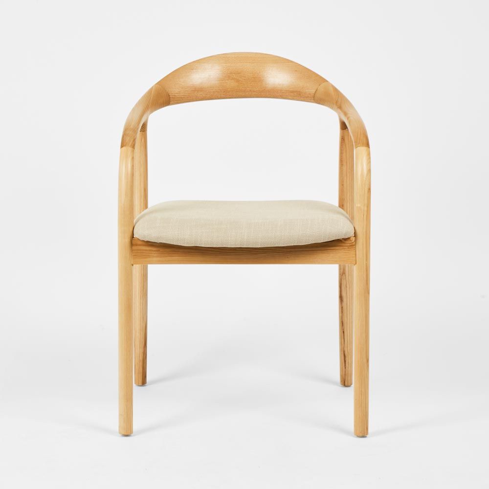 Mason Dining Chair Ash Natural Fabric