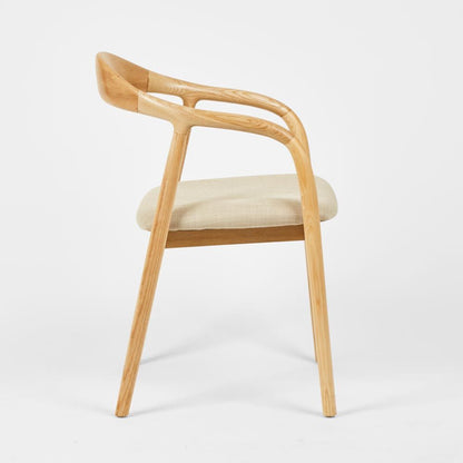 Mason Dining Chair Ash Natural Fabric