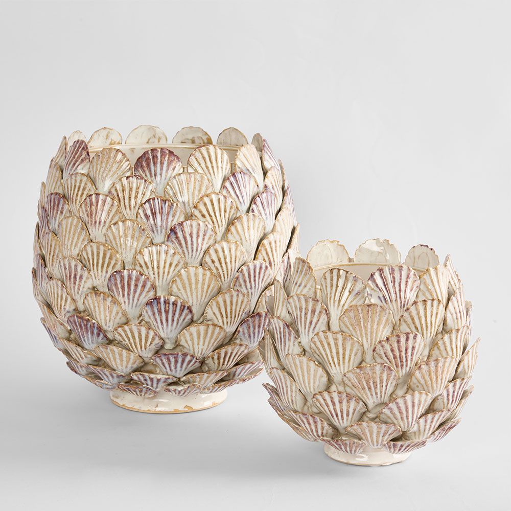 Cockle Shell Vase Lge