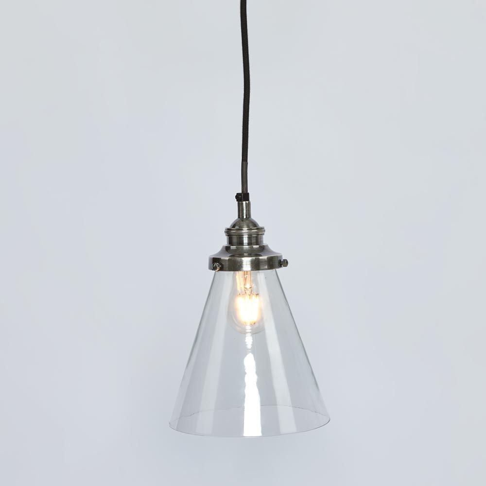 Gadsden Ceiling Pendant Extra Small Antique Silver