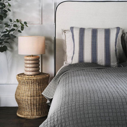 Bentley Taupe Table Lamp & Linen Shade