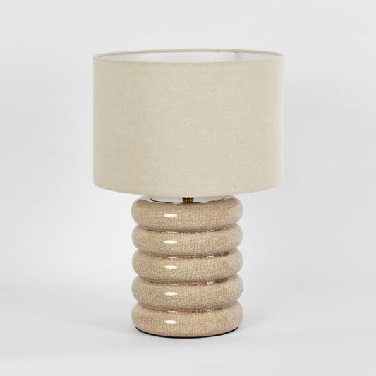 Bentley Taupe Table Lamp & Linen Shade