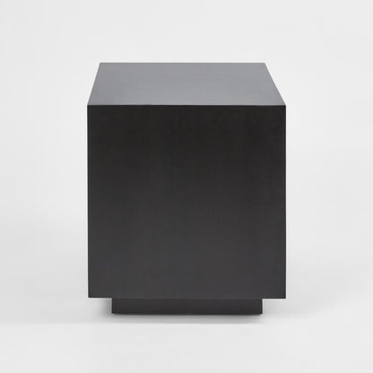 Rock Bedside Black 2 Dwr