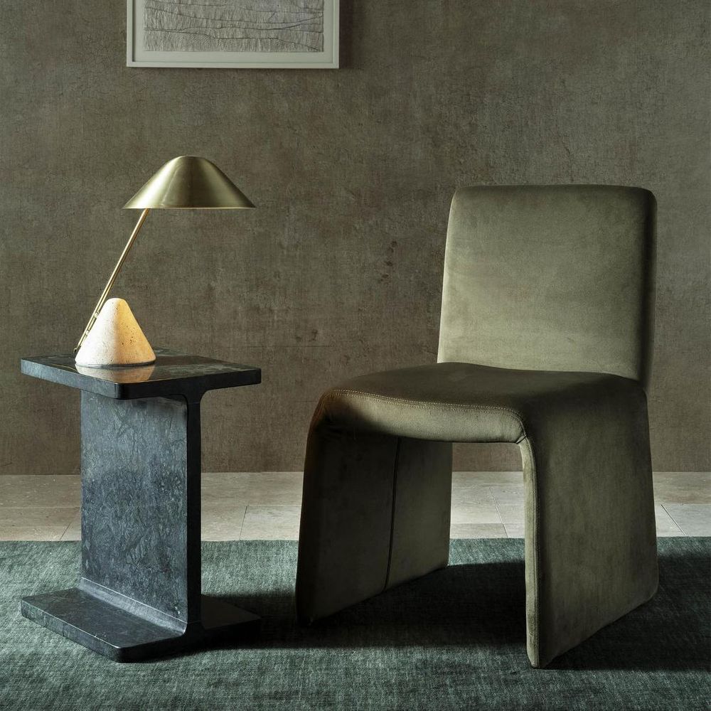 Iza I Beam Side Table Green