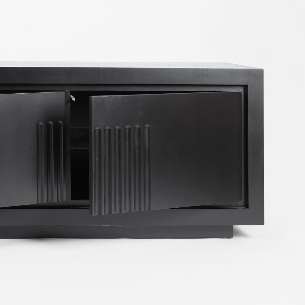 Rock Sideboard Unit Low Black