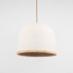 Bell White Pendant Small 60Cm