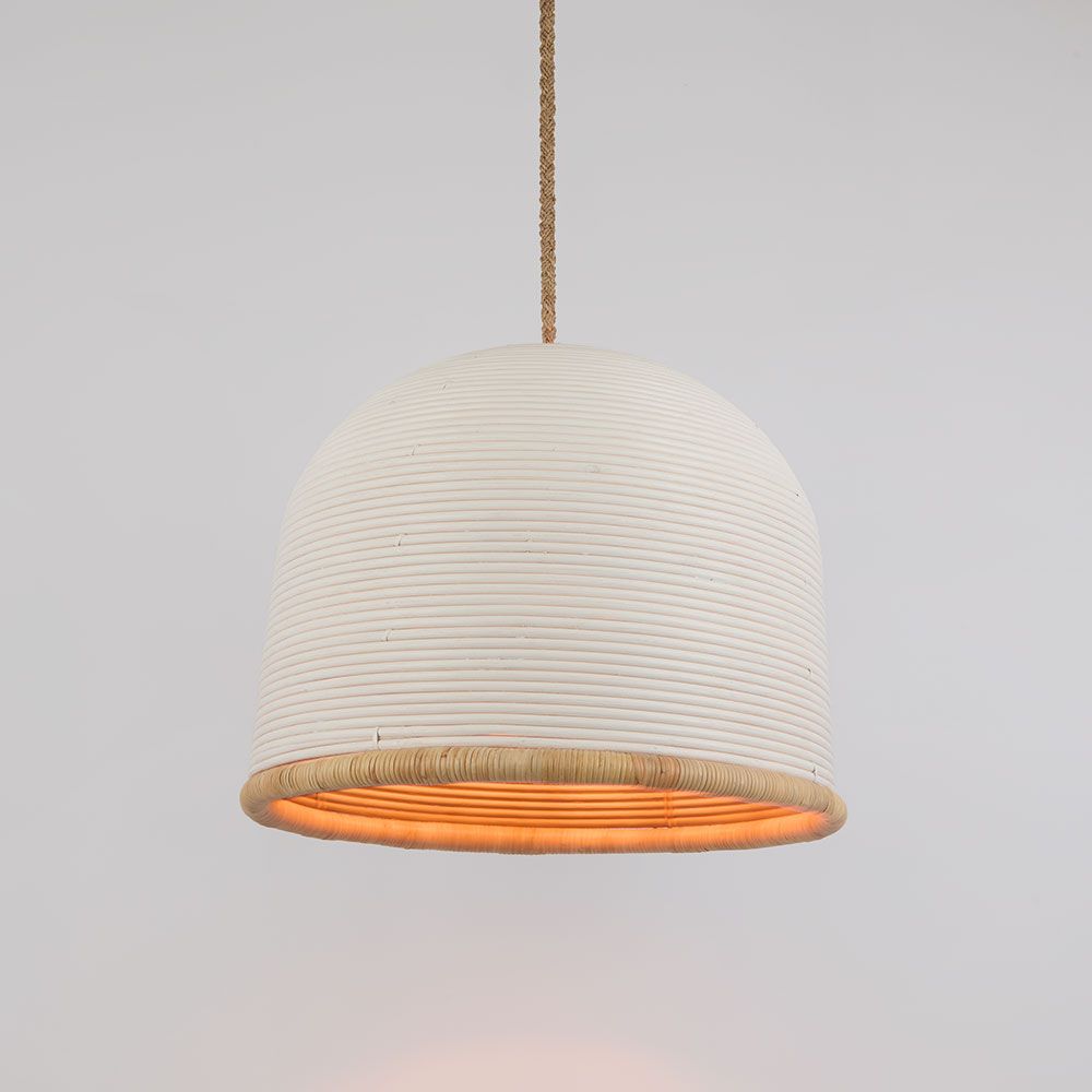 Bell White Pendant Small 60Cm