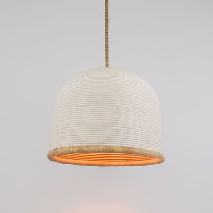 Bell White Pendant Small 60Cm