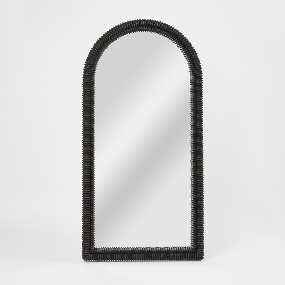 Fossil Arch Mirror Black