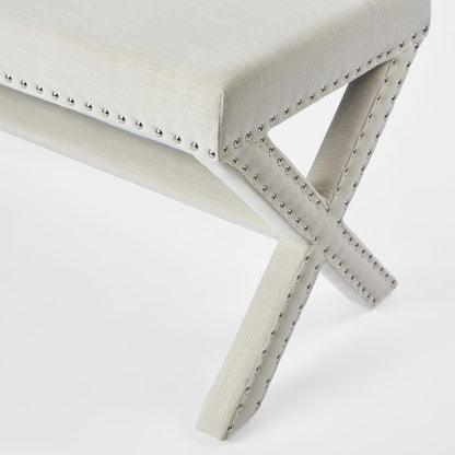 Lennox Sissors Stool Bench Natural