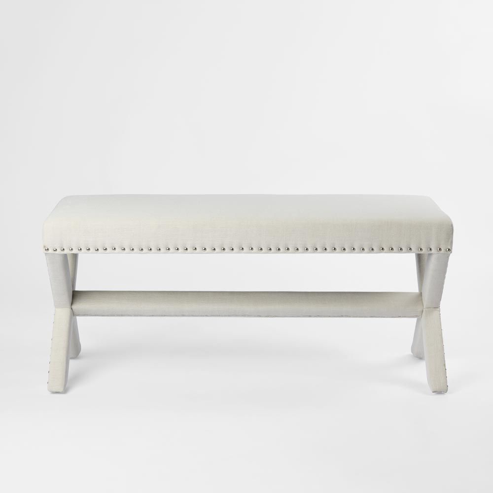 Lennox Sissors Stool Bench Natural