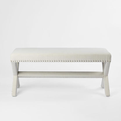 Lennox Sissors Stool Bench Natural