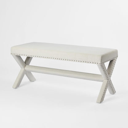 Lennox Sissors Stool Bench Natural