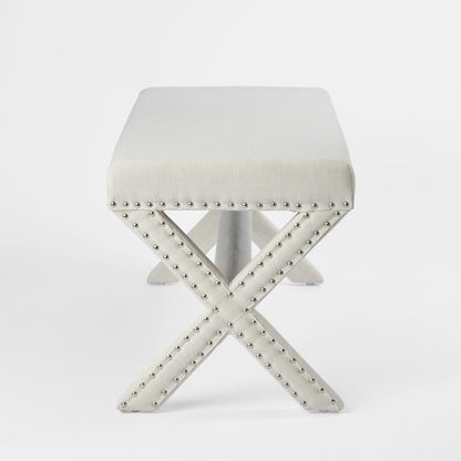 Lennox Sissors Stool Bench Natural