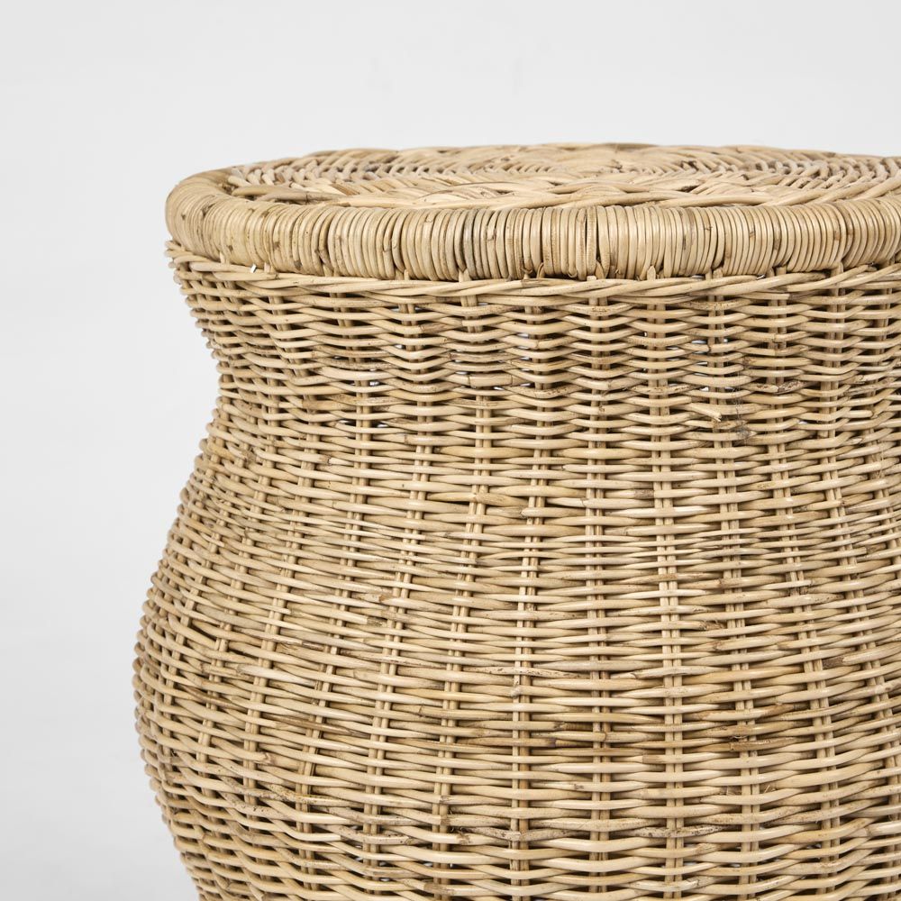 Long Island Rattan Side Table