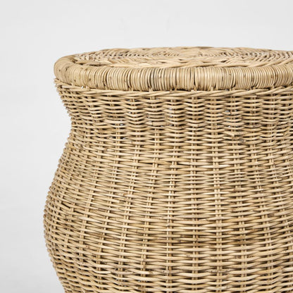 Long Island Rattan Side Table