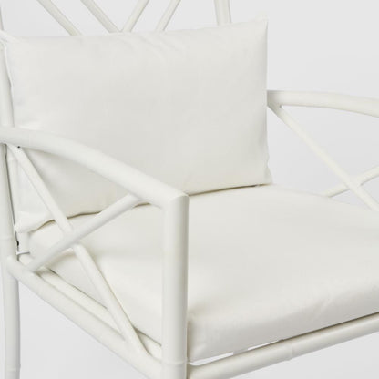 Elodie Outdoor Dining Chair White