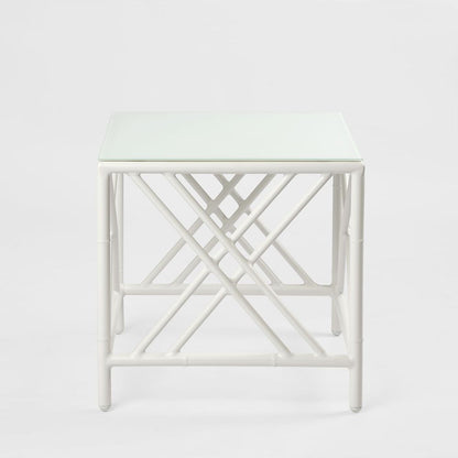 Elodie Outdoor Side Table White