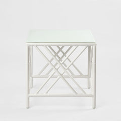 Elodie Outdoor Side Table White