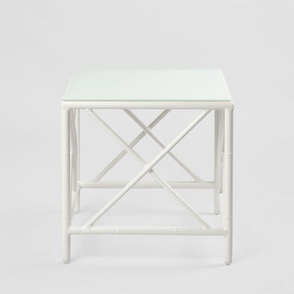 Elodie Outdoor Side Table White