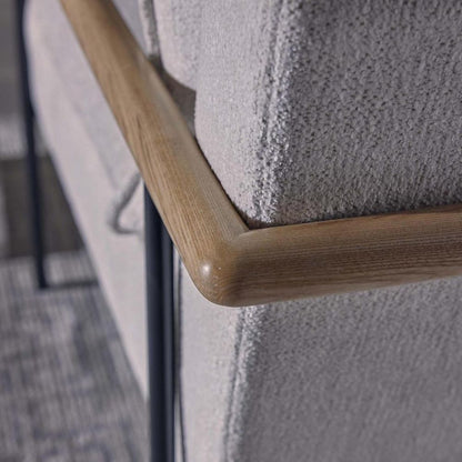 Liam Armchair Ivory & Natural