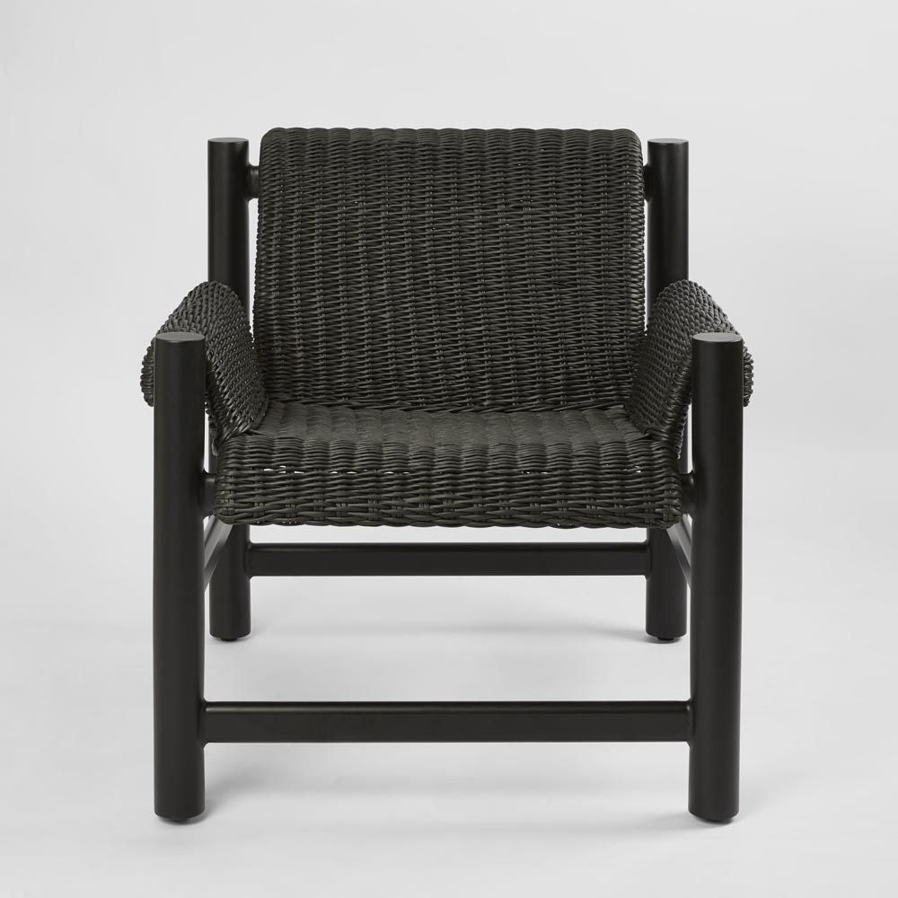 Riven Outdoor Occasional Armchair Black