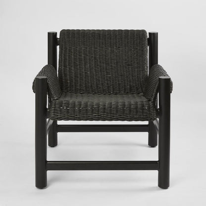 Riven Outdoor Occasional Armchair Black