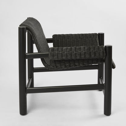 Riven Outdoor Occasional Armchair Black