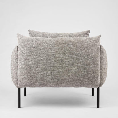 Giano Armchair Grey Fleck