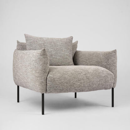 Giano Armchair Grey Fleck