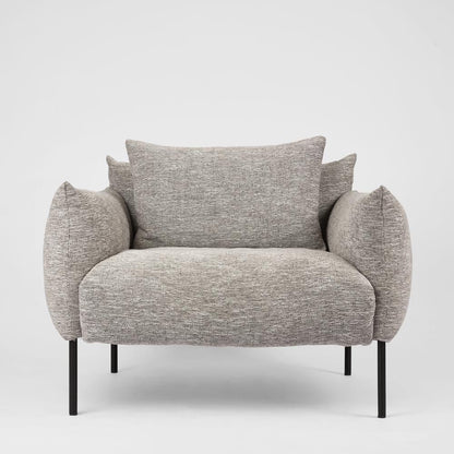 Giano Armchair Grey Fleck