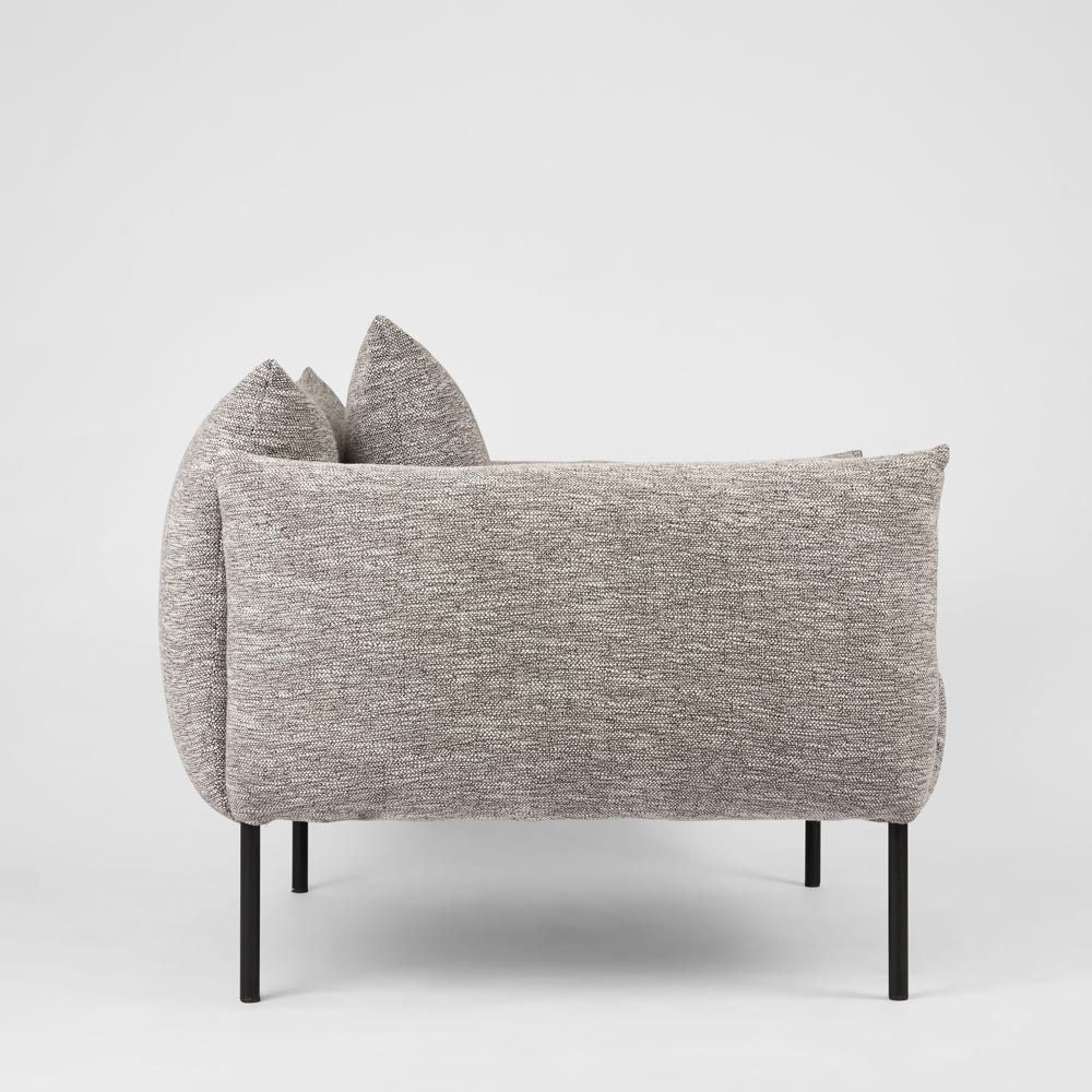 Giano Armchair Grey Fleck